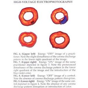 Healing energy from Dr. Huo captured on Kirlian photography